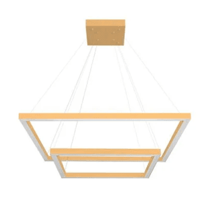 PENDENTE PERFILINE QUADRADO LED 70W 3K 2 AROS 600X... - Sperandio
