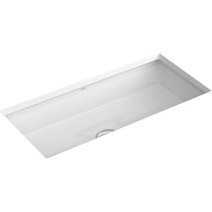 CUBA DE EMBUTIR RETANGULAR 590X305MM BRANCO GELO N - Sperandio