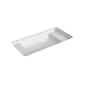 CUBA EMBUTIR RETANGULAR BRANCA C/MESA 60 CM - Sperandio