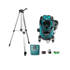 NIVELADOR A LASER 5 LINHAS VERDE 10MT KIT COMPLETO... - Sperandio