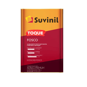 TINTA 18LT ACRIL.PREMIUM TOQUE FOSCO SELECT BRANCO... - Sperandio