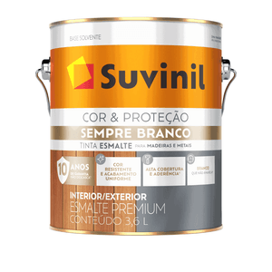 TINTA SUVINIL 3,6L ESMALTE SEMPRE BRANCO ACETINADO - Sperandio