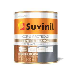 TINTA SUVINIL 900ML ESMALTE SEMPRE BRANCO BRILHANT... - Sperandio