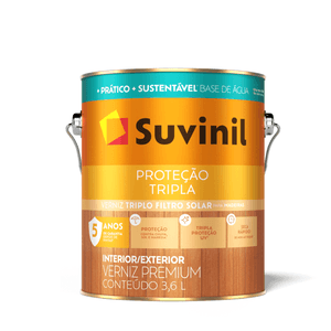 VERNIZ 3,6LT PROTECAO TRIPLA F.SOLAR BASE AGUA NAT... - Sperandio
