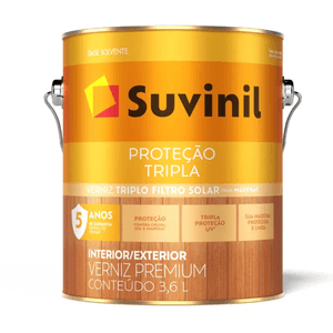 VERNIZ SUVINIL 3,6LT TRIPLA FILTRO SOLAR FOSCO - Sperandio