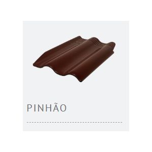 TELHA ESMALTADA 1 FACE TETTOLIT PINHAO VINHO - 7,8... - Sperandio