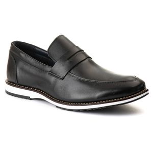 Sapato Loafer Confort Preto 8001 - 8001-Preto