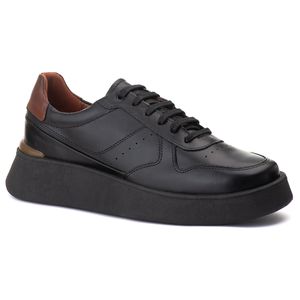 Tenis Casual Olimpo Comfort Preto/Mouro 18000 - 18...