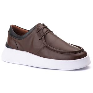 Derby Casual Olimpo Confort Café 18003 - 18003-Caf... - TCHWM SHOES