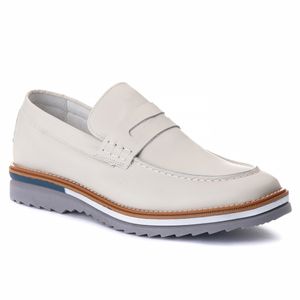 Sapato Loafer Maldivas Off White 2410 - 2410-OffWh... - TCHWM SHOES