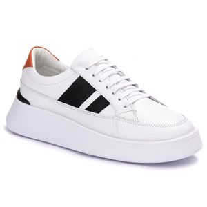 Tenis Casual Olimpo Confort Branco 18005 - 18005-B... - TCHWM SHOES