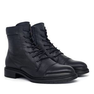 Coturno Perlatto em Couro Feminino Preto - ZOCCOLETTE