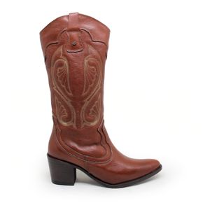  Bota de Salto Baixo Feminina Classic Perlatto Mou... - ZOCCOLETTE