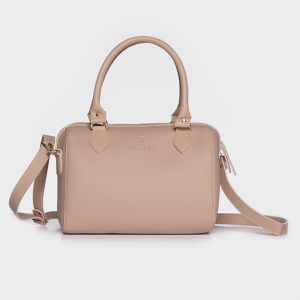 Bolsa Baú Feminina Nude Zoccolette - ZOCCOLETTE
