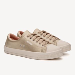 Tênis Feminino Napoli - Dourado - ZOCCOLETTE