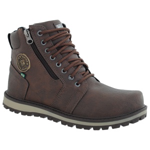 Coturno casual masculino CRshoes Café - CRSHOES