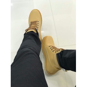 Coturno casual masculino CRshoes amarelo - CRSHOES