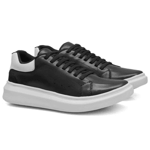 Tênis Casual Preto/Branco Borgatta - Borgatta 
