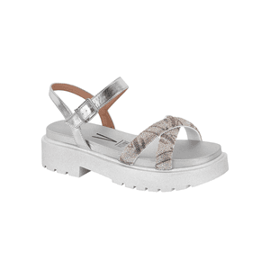 Sandália Feminina Papete Vizzano Confortável Brilh... - CRSHOES