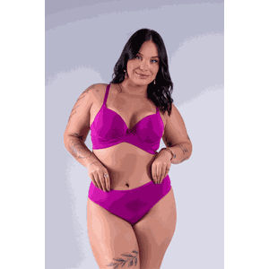 CONJUNTO PLUS SIZE BÁSICO COM BASE DUPLA E CALCINH... - DONNA DOLCE