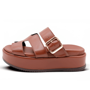 Sandália Feminina Papete Flatform Tira Com Fivela ... - DROPSHIPPING GRIFFE SHOES - SOMENTE CLIENTES AUTORIZADOS