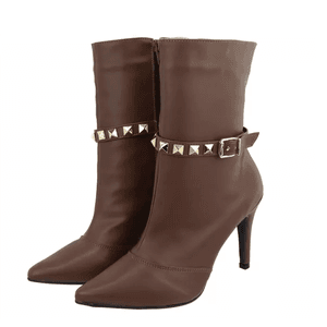 Bota Feminina Cano Médio 1793 Salto Fino Napa Sant... - DROPSHIPPING GRIFFE SHOES - SOMENTE CLIENTES AUTORIZADOS
