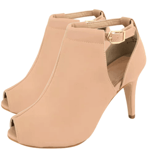 Sandália Feminina Fechada Salto Alto 1783 Napa Nud... - DROPSHIPPING GRIFFE SHOES - SOMENTE CLIENTES AUTORIZADOS