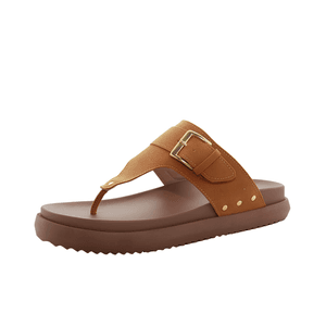 Papete Biker Feminina Camurça Carvalho 002 - 002CA... - DROPSHIPPING GRIFFE SHOES - SOMENTE CLIENTES AUTORIZADOS