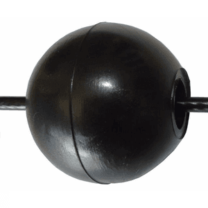Bola Terminal Cabo De Aço Bolinha Reparo - Preto - KLMASTERFITNESS