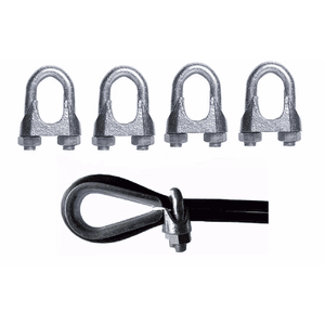 Kit 5 Grampos Clips Cabo De Aço Reparo Aparelho Ac... - KLMASTERFITNESS