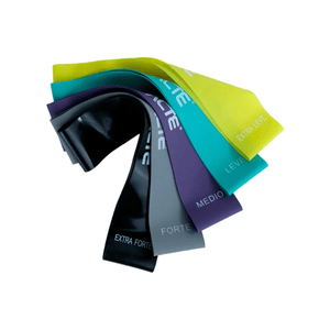 Kit Mini Band Elástica 5 Intensidades Acte Sports ... - KLMASTERFITNESS