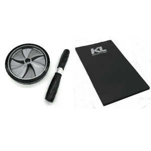 Kit Roda Abdominal Exercícios Lombar Colchonete Ev... - KLMASTERFITNESS