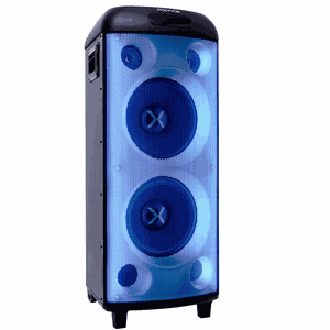 Caixa de Som Amplificada XT-990T Torre TWS Bluetooth Full Led 2000W - POLYVOX