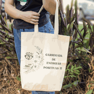 ECOBAG de algodão Bolsa sacola ecológica Naturalli ROTA79