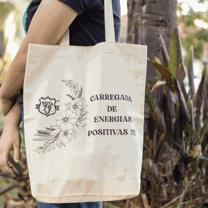 ECOBAG de algodão Bolsa sacola ecológica Naturalli ROTA79