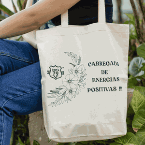 ECOBAG de algodão Bolsa sacola ecológica Naturalli ROTA79