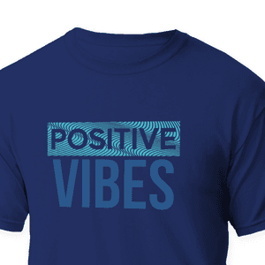 Camiseta T-Shirt Masculina Básica Estampada Positividade Style Macia By ROTA79 