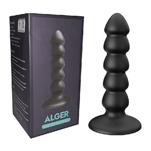 Plug Anal de silicone - ALGER - S-Hande Preto