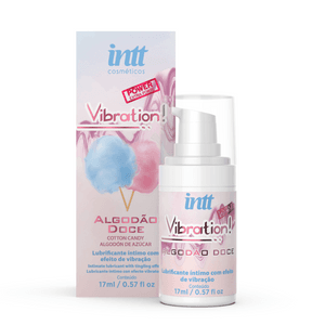 Gel Excitante Hot Vibration! Sabor Algodão Doce