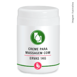 Creme para massagem com Ervas 1kg