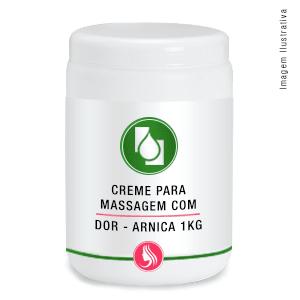 Creme para Massagem Arnica montana 1kg