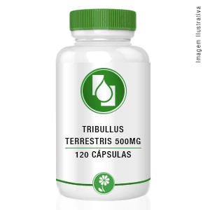 Tribulus Terrestris Extrato Seco 500mg 120 cápsulas