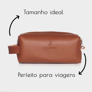 Necessaire Feminina Marrom - ZOCCOLETTE