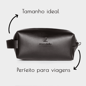 Necessaire Feminina Preta - ZOCCOLETTE
