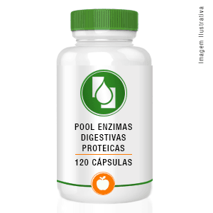 Pool Enzimas Digestivas Protéicas120 cápsulas