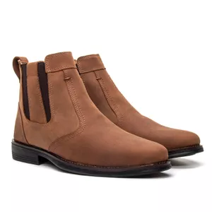Bota Masculina Couro Marrom - Alex Senne | Sapatos Sociais Premium