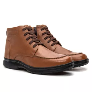 Bota Masculina Nelson Couro Floater Whisky - Alex Senne | Sapatos Sociais Premium