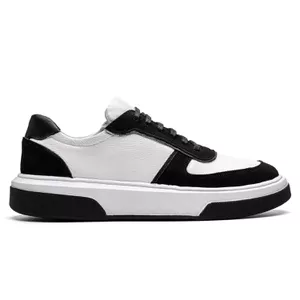 Tênis Fly Casual Masculino Sneaker Lion Branco e P... - Bigioni