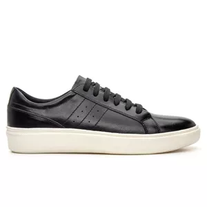 Sapatênis Casual Masculino com Cadarço Preto - Bigioni