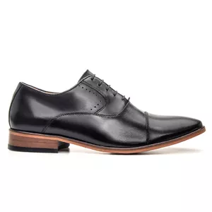 Sapato Social Braga Masculino Oxford Premium Preto - Bigioni